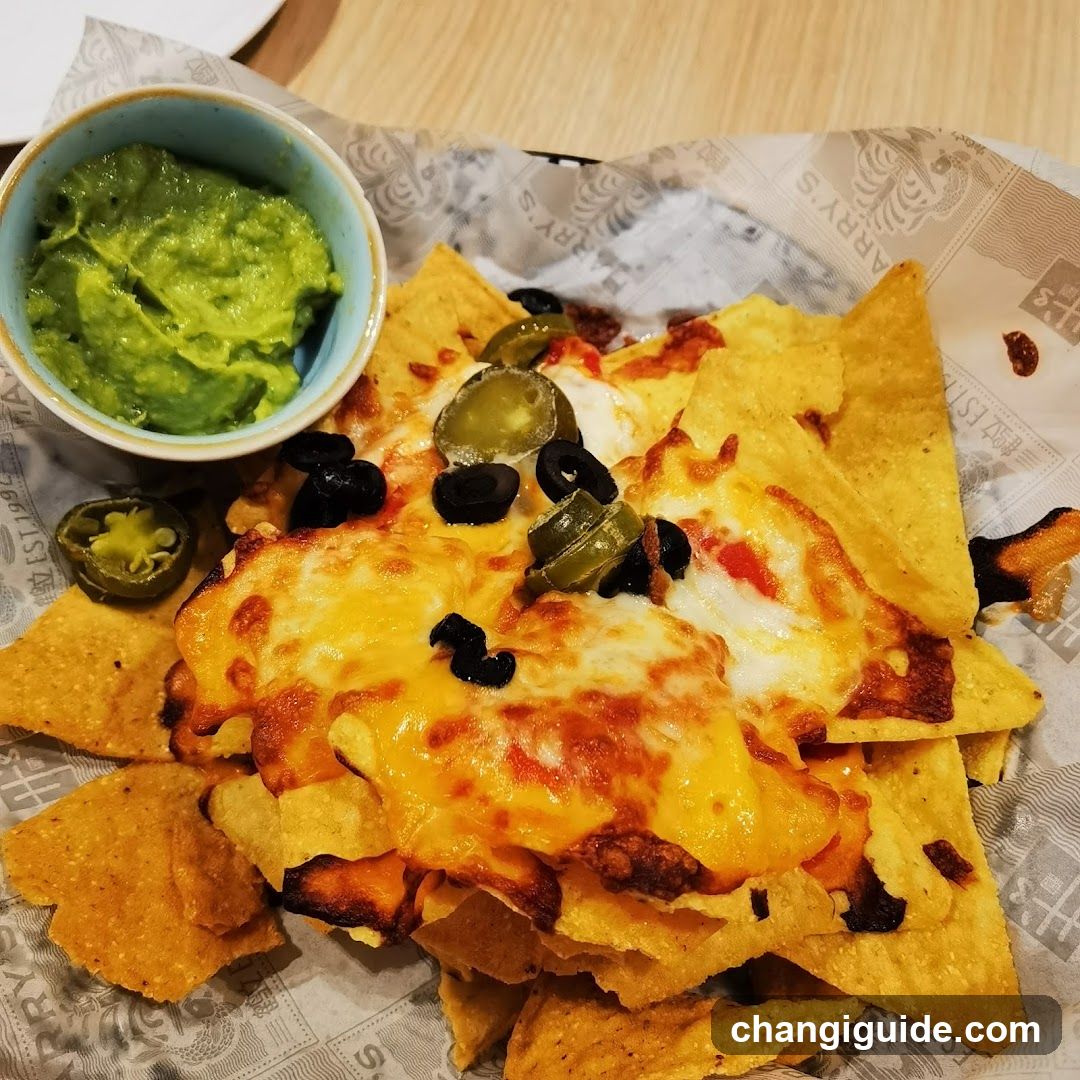 Loaded Nachos with Guacamole