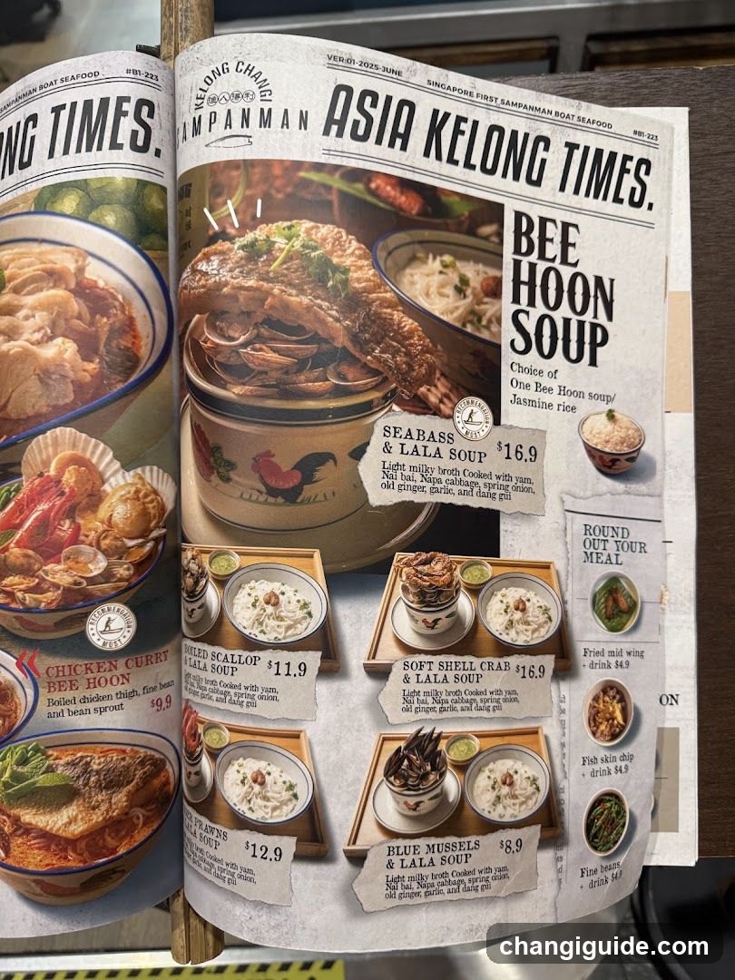 Asia Kelong Times Menu