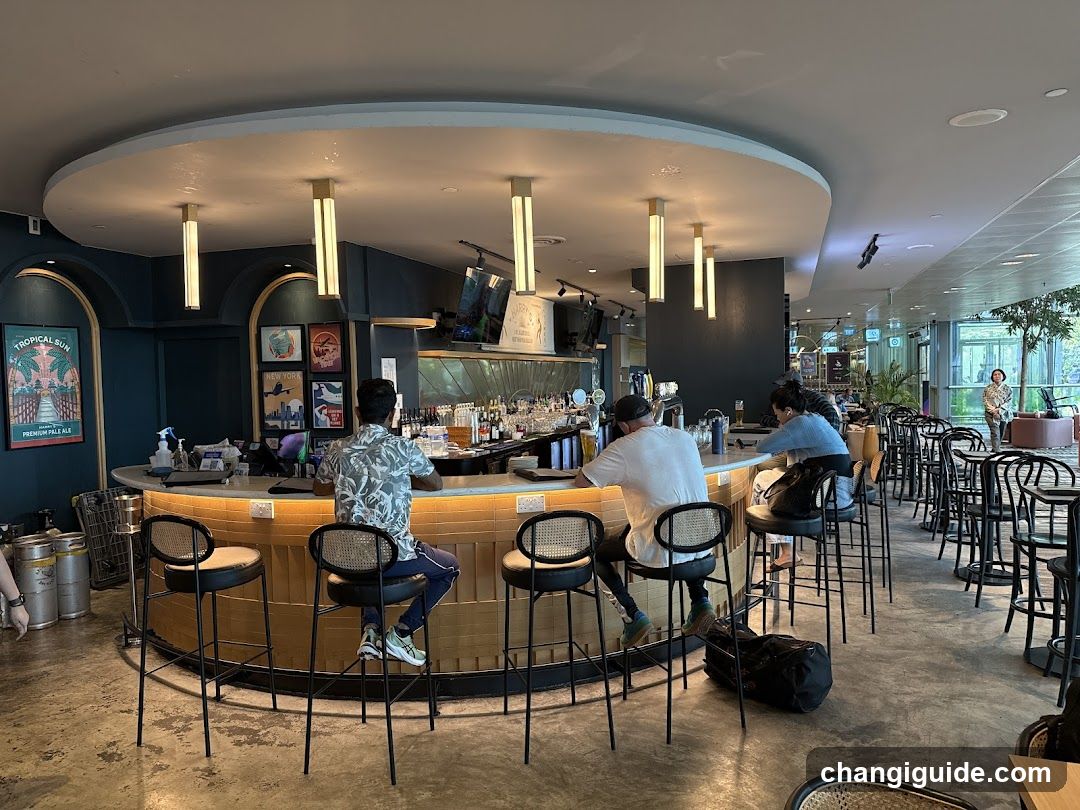 Bar Interior with Patrons