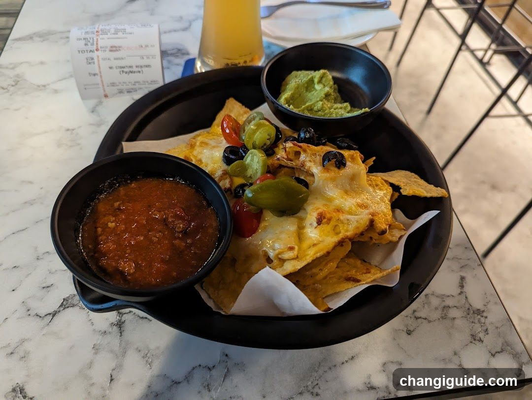 Loaded Nachos with Salsa and Guacamole