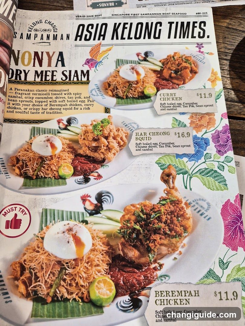 Asia Kelong Times Menu