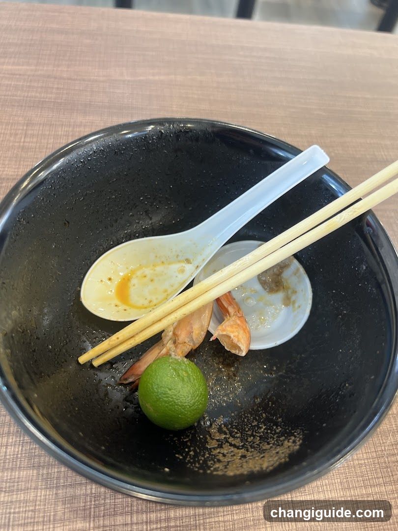 Empty Bowl with Remains