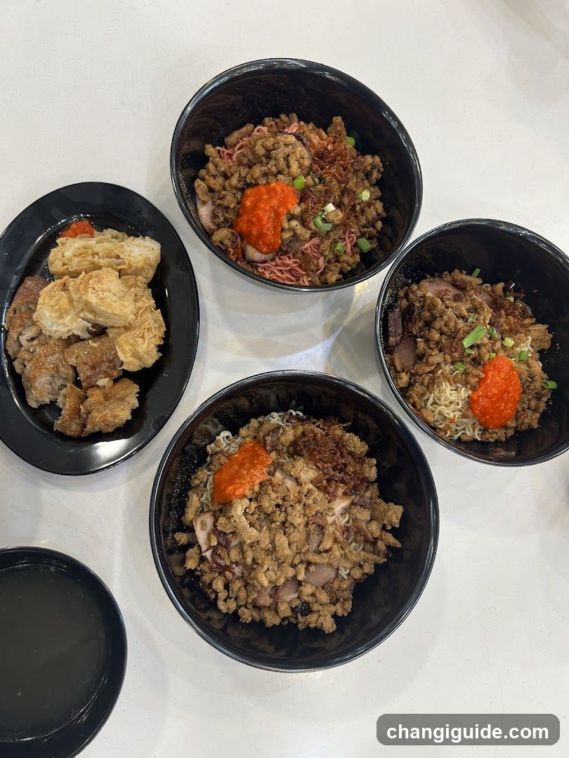 Noodle Bowls and Side Dish