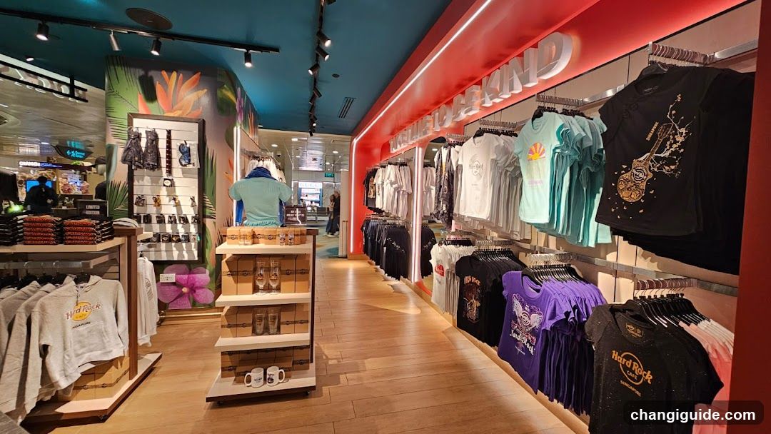 Hard Rock Cafe Store Interior