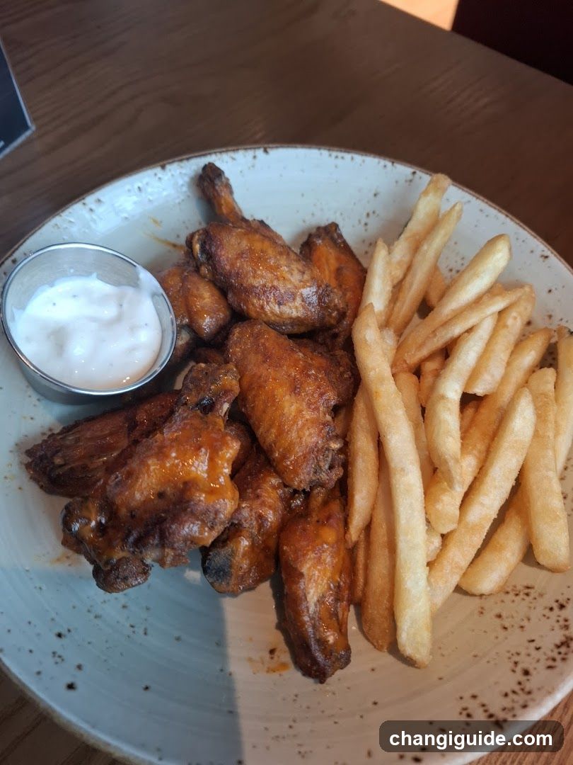 Wings and Fries Plate