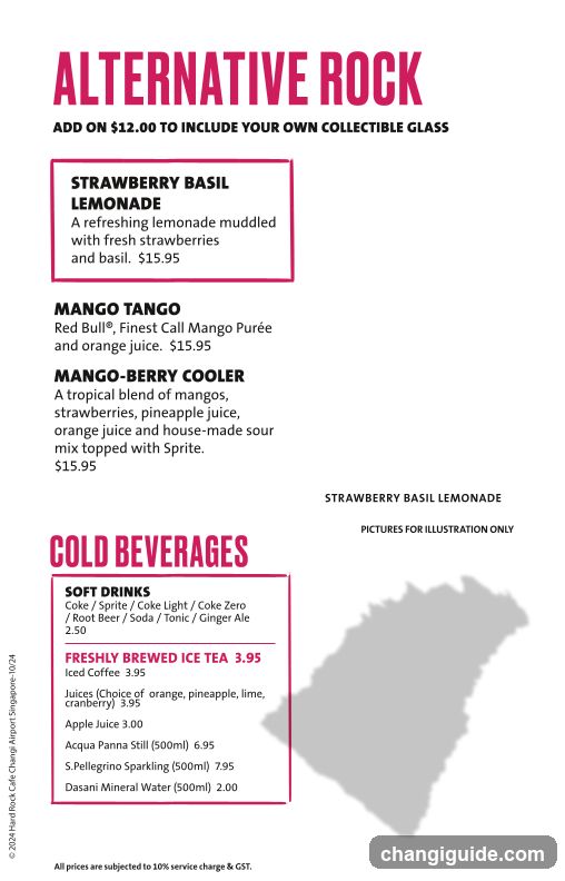 Alternative Rock Menu