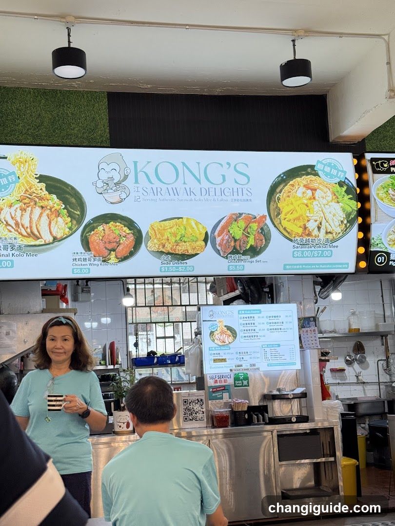 Kong's Sarawak Delights Food Stall