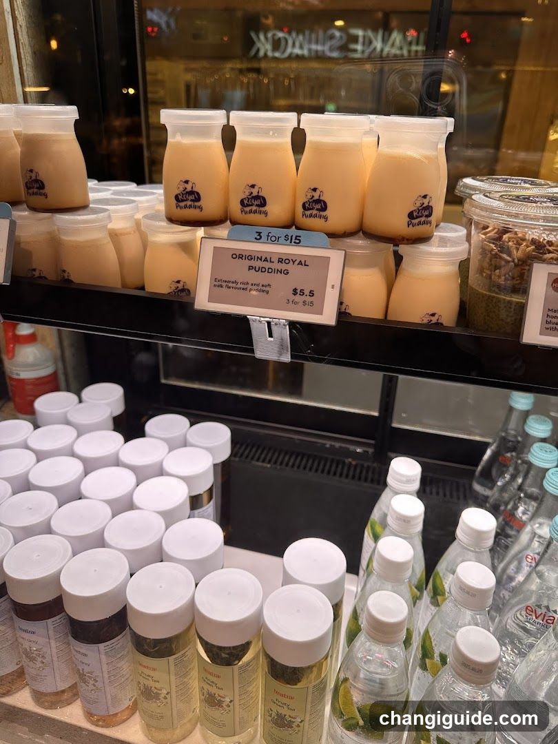 Dairy Pudding Display