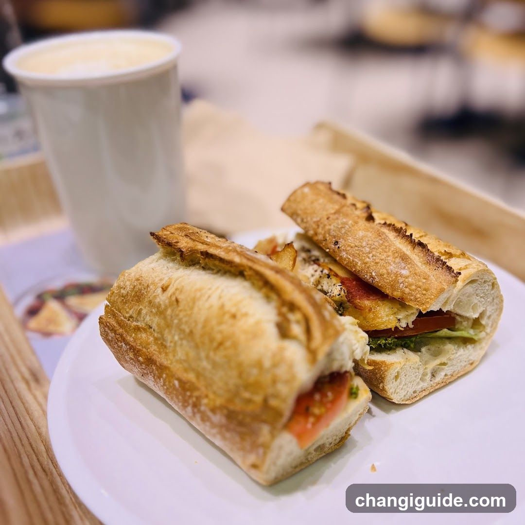 Sandwich and Coffee