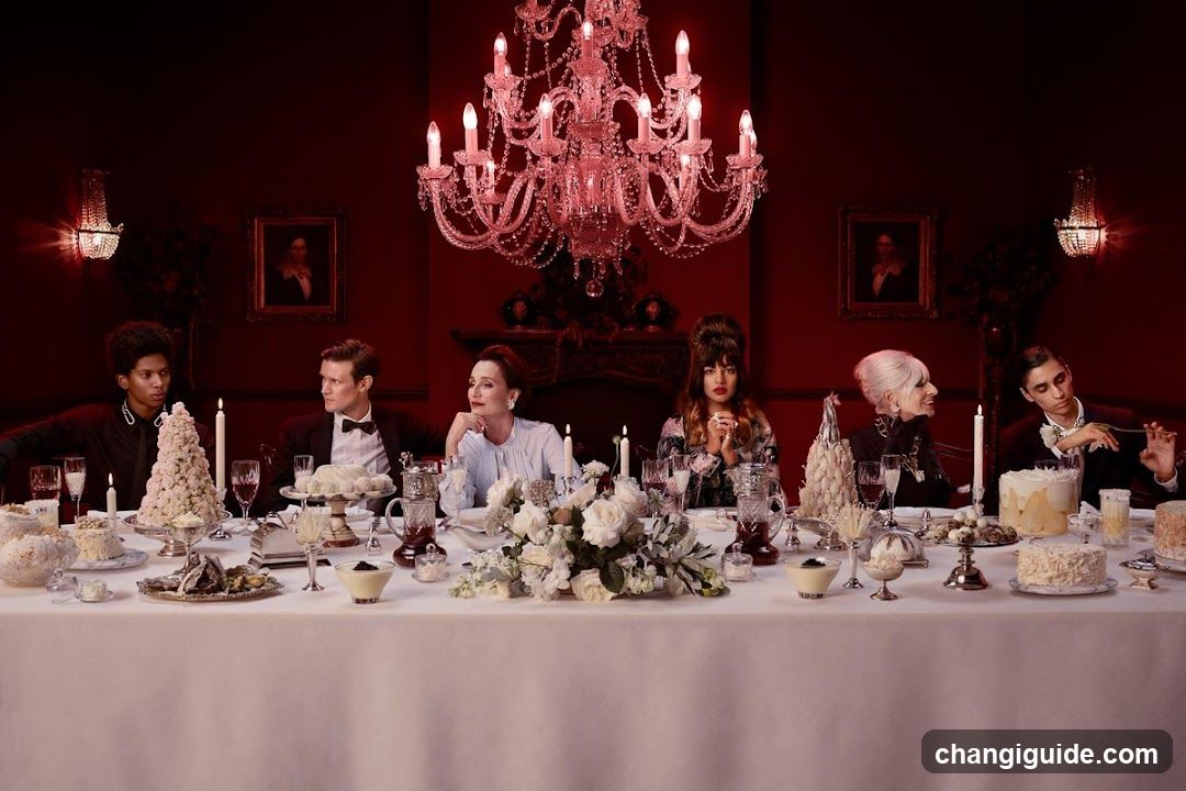 A formal dinner party