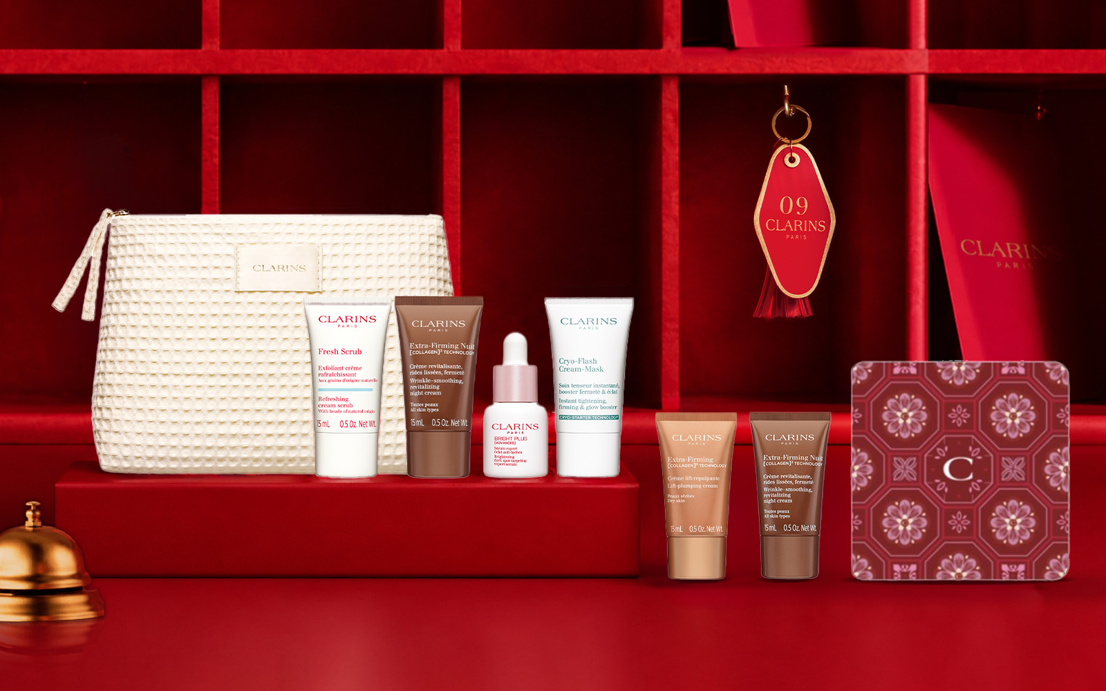 Clarins Peranakan-inspired jewellery box reward at Changi Airport