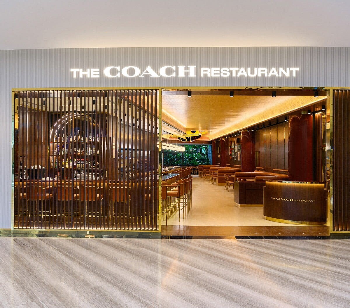 The Coach Restaurant location at Jewel Changi Airport unit 01-207