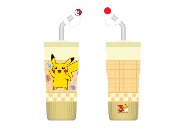 Exclusive Pokémon 30th anniversary merchandise available at Changi Airport and Jewel including plush toys thermal bottle and travel blanket