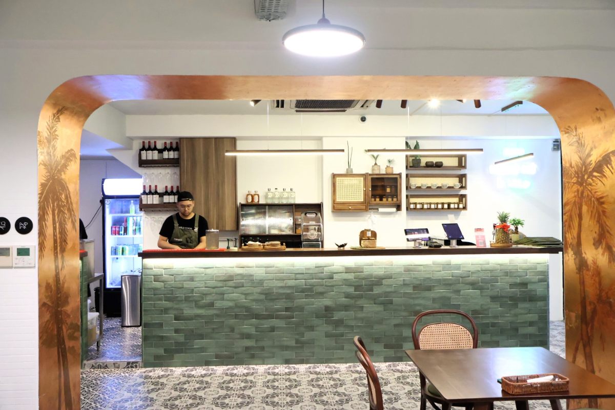 Wild Coco dishes including Kueh Pie Tee and grilled chicken at the Jewel Changi Airport flagship